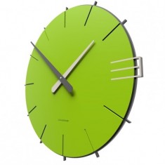 Designové hodiny 10-019 CalleaDesign Mike 42cm (více barevných verzí) Barva zelené jablko - 76