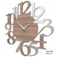 Designové hodiny 10-020n CalleaDesign Russel 45cm (více dekorů dýhy) Design wenge - 89