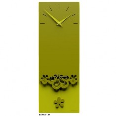 Designové hodiny 56-11-1 CalleaDesign Merletto Pendulum 59cm (více barevných verzí) Barva zelená oliva - 54
