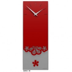 Designové hodiny 56-11-1 CalleaDesign Merletto Pendulum 59cm (více barevných verzí) Barva rubínová tmavě červená - 65