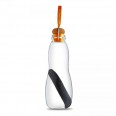 Skleněná filtrační láhev s binchotanem BLACK-BLUM Eau Good Glass, 600ml, oranžová