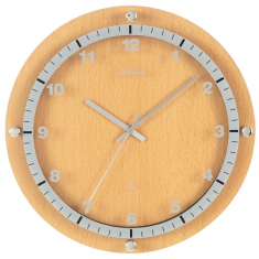 Designové nástěnné hodiny AT4284-30 řízené signálem DCF