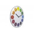 Designové nástěnné hodiny 3166 Nextime Dots Dome 35cm