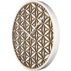 Designové nástěnné hodiny 3194wi Nextime Bella Mirror 50cm