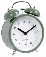 Designový budík 5661GR Karlsson 14cm