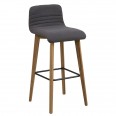 Barová židle Areta (SET 2 ks), antracit, antracit / růžová