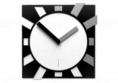 Designové hodiny 10-023 CalleaDesign Jap-O 38cm (více barevných verzí) Barva černá klasik - 5