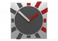 Designové hodiny 10-023 CalleaDesign Jap-O 38cm (více barevných verzí) Barva rubínová tmavě červená - 65