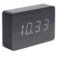 Designový LED budík - hodiny 5653BK Karlsson 15cm
