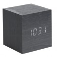 Designový LED budík - hodiny 5655BK Karlsson 8cm
