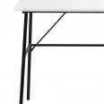 Pracovní stůl se zásuvkou Calina, 100 cm, bílá / černá