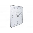 Designové nástěnné hodiny 3174 Nextime Square Dome 35cm