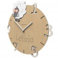 Dětské nástěnné hodiny s vlastním jménem CalleaDesign ovečka 36cm