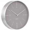 Designové nástěnné hodiny 5682GY Karlsson 28cm