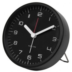 Designový budík 5647BK Karlsson 9cm