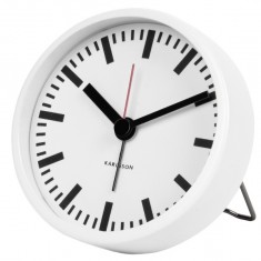 Designový budík 5645WH Karlsson 9cm