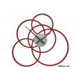 Designové hodiny 10-215 CalleaDesign Black Hole 59cm (více barevných verzí) Barva rubínová tmavě červená - 65