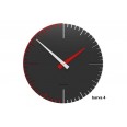 Designové hodiny 10-025 CalleaDesign Exacto 36cm (více barevných verzí) Barva antracitová černá - 4