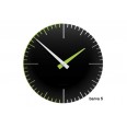 Designové hodiny 10-025 CalleaDesign Exacto 36cm (více barevných verzí) Barva černá klasik - 5