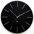Designové nástěnné hodiny Future Time FT2010BK Round black 40cm