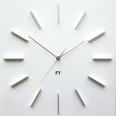 Designové nástěnné hodiny Future Time FT1010WH Square white 40cm
