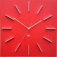 Designové nástěnné hodiny Future Time FT1010RD Square red 40cm