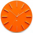 Designové nástěnné hodiny Future Time FT2010OR Round orange 40cm