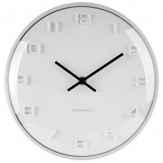 Designové nástěnné hodiny 5649WH Karlsson 25cm