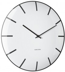 Designové nástěnné hodiny 5722WH Karlsson 40cm
