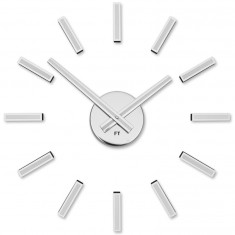 Designové nalepovací hodiny Future Time FT9400WH Modular white 40cm