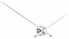 Designové nástěnné hodiny Future Time FT9110WH Hands white 100cm