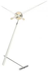 Designové stolní hodiny Nomon Puntero L White 94cm
