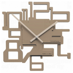 Designové hodiny 10-003 CalleaDesign 32cm (více barev) Barva caffelatte - 14