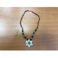 Náhrdelník Starfish - zelený