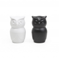 Mlýnek na pepř/sůl QUALY Tasty Owl, černý